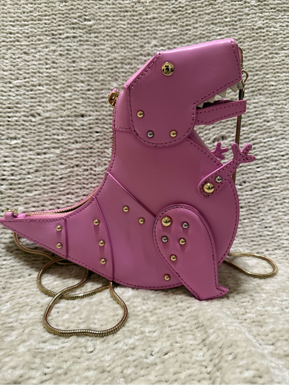 Pink Kate Spade Dinosaur Crossbody Bag RARE